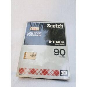 🌍5/$10🌎 3M Scotch Low Noise Dynarange Blank 8-Track Tape 90 Minute-NEW SEALED